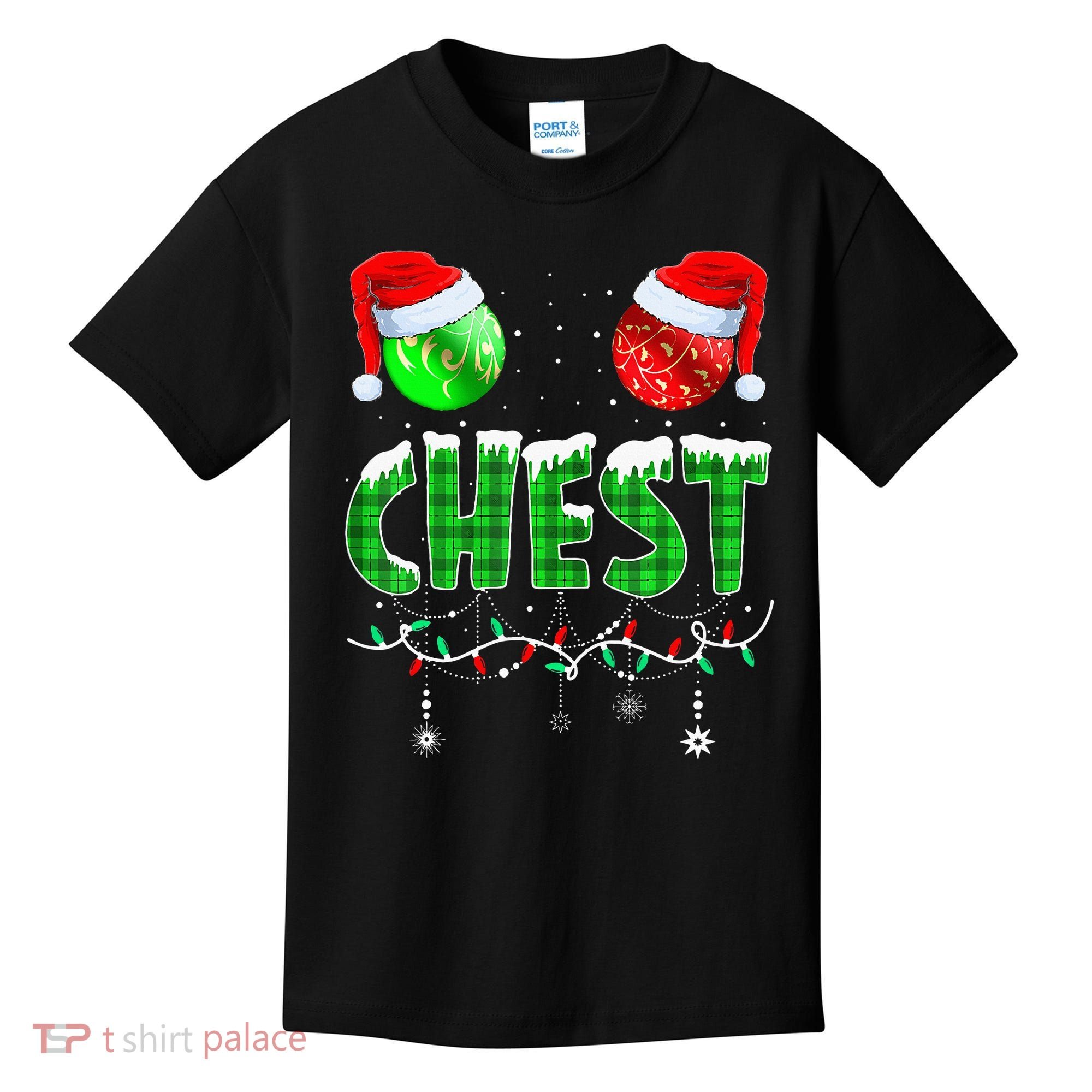 Chestnuts Matching Family Funny Chest Nuts Christmas Couples Kids T-Shirt
