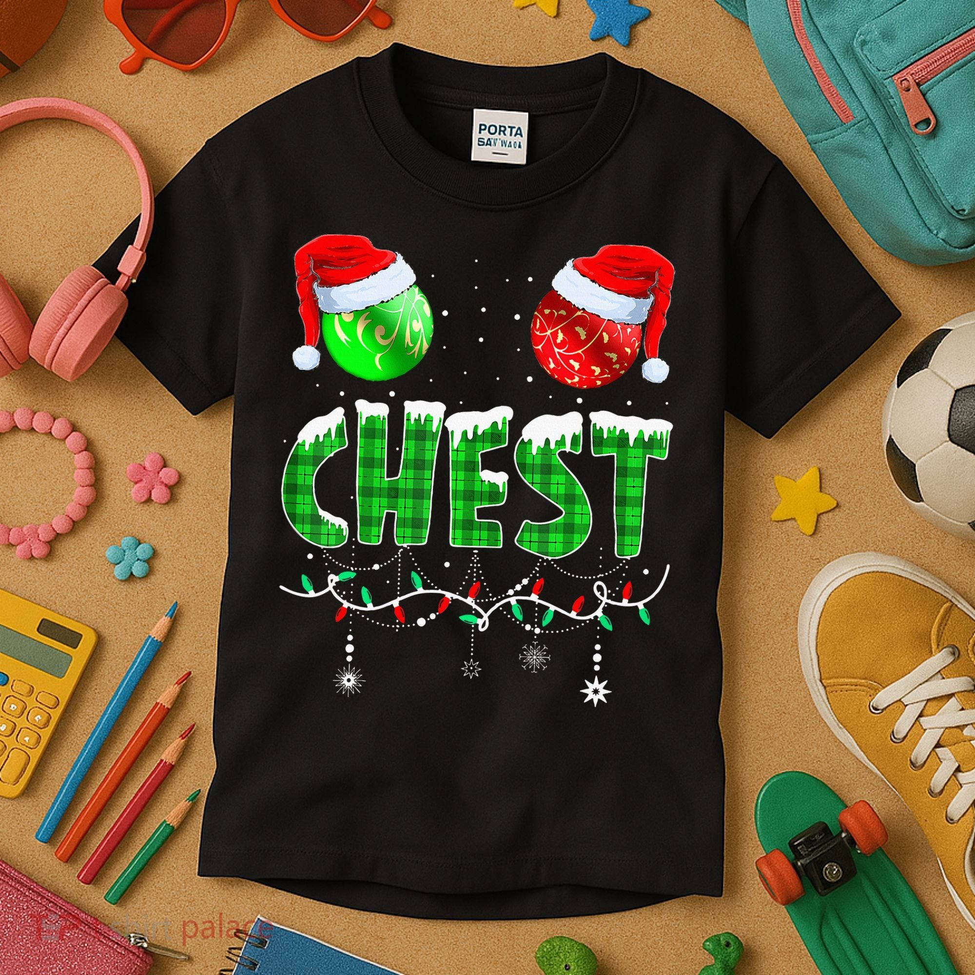 Chestnuts Matching Family Funny Chest Nuts Christmas Couples Kids T-Shirt