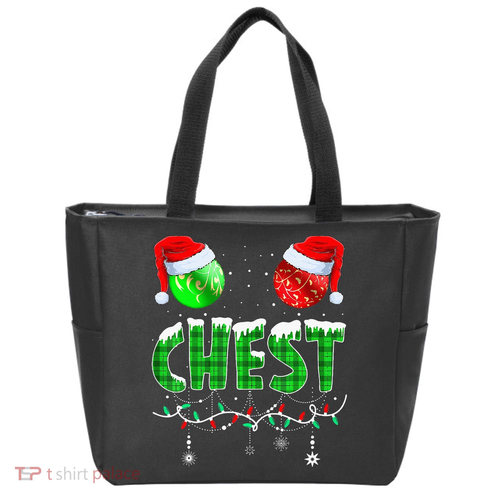 Chestnuts Matching Family Funny Chest Nuts Christmas Couples Tote Bag