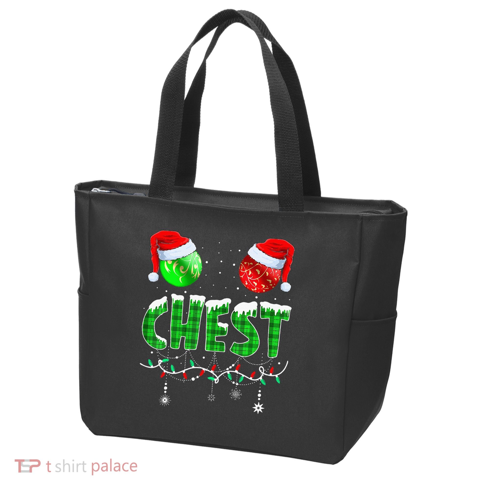 Chestnuts Matching Family Funny Chest Nuts Christmas Couples Tote Bag