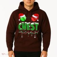 Chestnuts Matching Family Funny Chest Nuts Christmas Couples Hoodie thumb 2