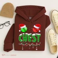 Chestnuts Matching Family Funny Chest Nuts Christmas Couples Hoodie thumb 4
