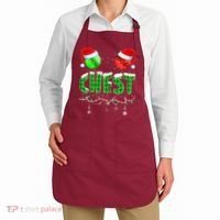 Chestnuts Matching Family Funny Chest Nuts Christmas Couples Apron thumb 2