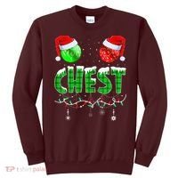 Chestnuts Matching Family Funny Chest Nuts Christmas Couples Sweatshirt thumb 0