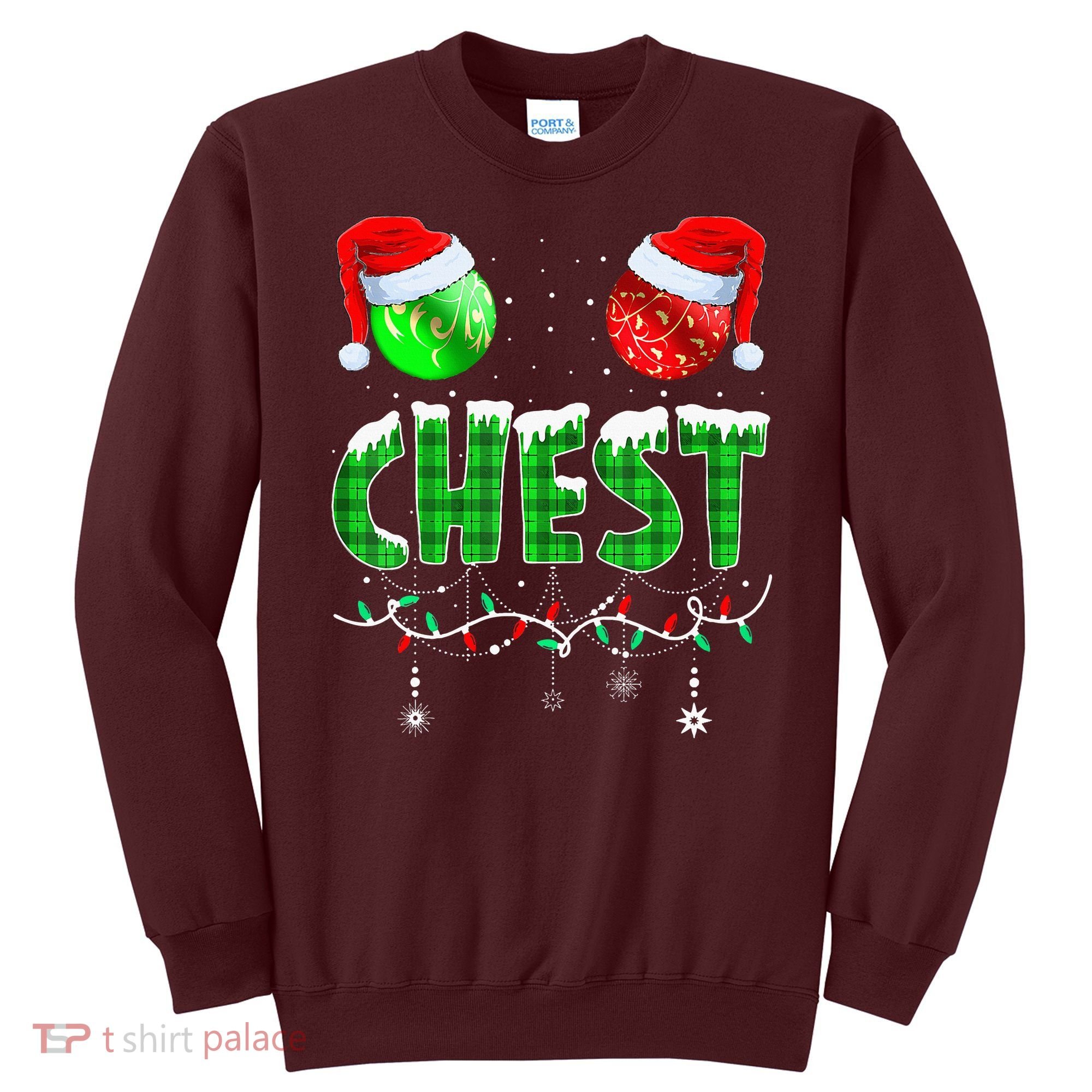 Chestnuts Matching Family Funny Chest Nuts Christmas Couples Sweatshirt