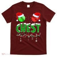 Chestnuts Matching Family Funny Chest Nuts Christmas Couples T-Shirt thumb 0