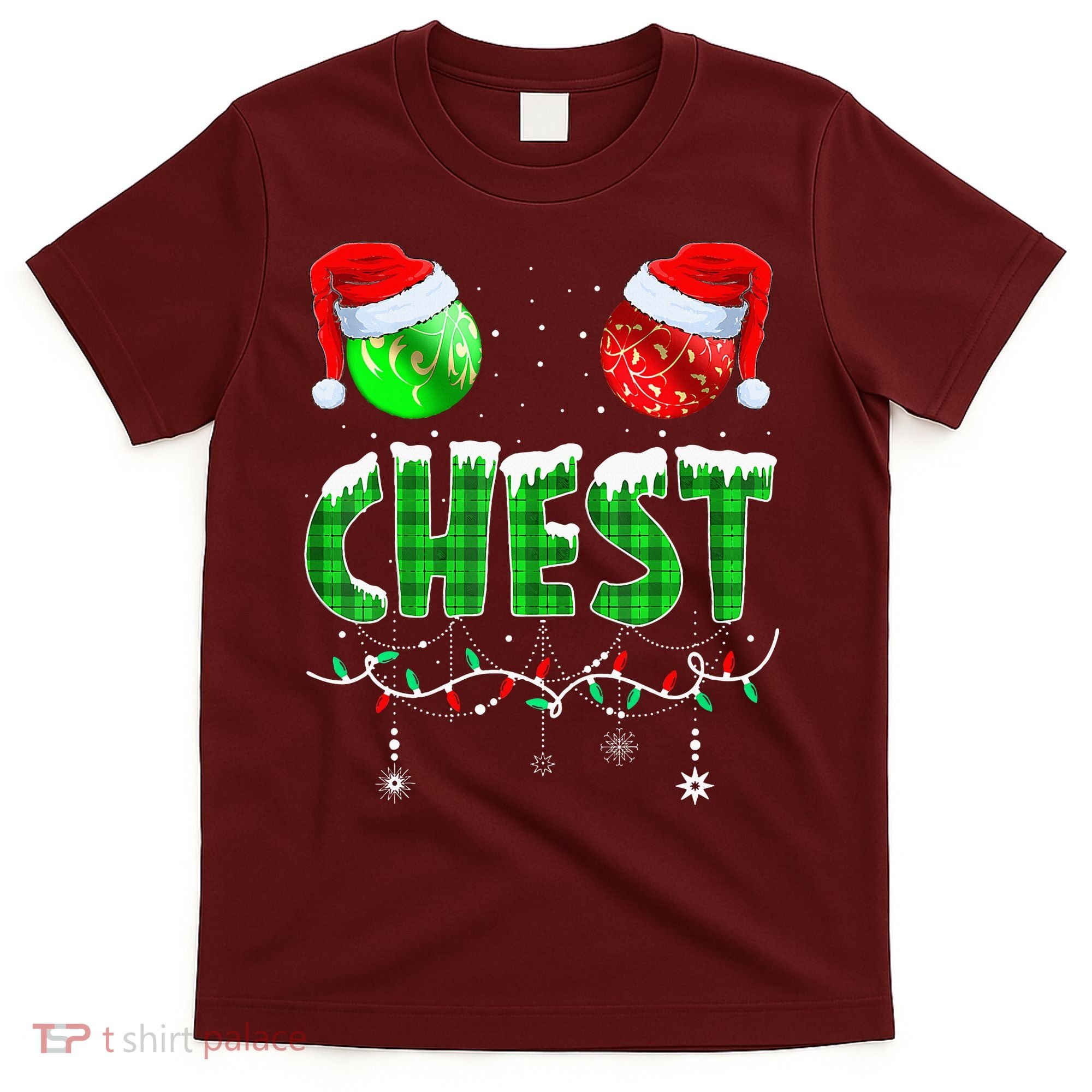 Chestnuts Matching Family Funny Chest Nuts Christmas Couples T-Shirt