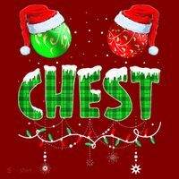 Chestnuts Matching Family Funny Chest Nuts Christmas Couples T-Shirt thumb 7