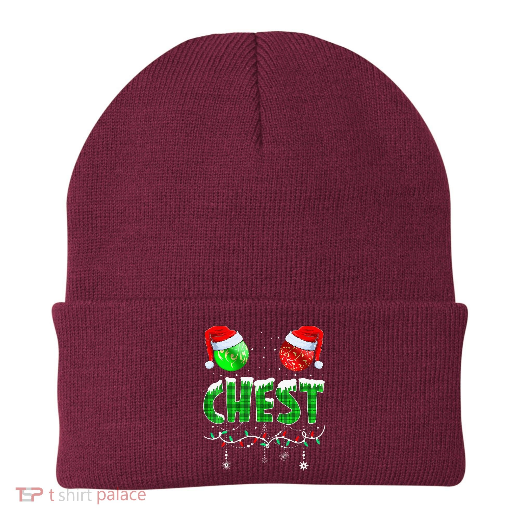 Chestnuts Matching Family Funny Chest Nuts Christmas Couples Beanie