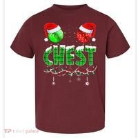 Chestnuts Matching Family Funny Chest Nuts Christmas Couples Toddler T-Shirt thumb 0