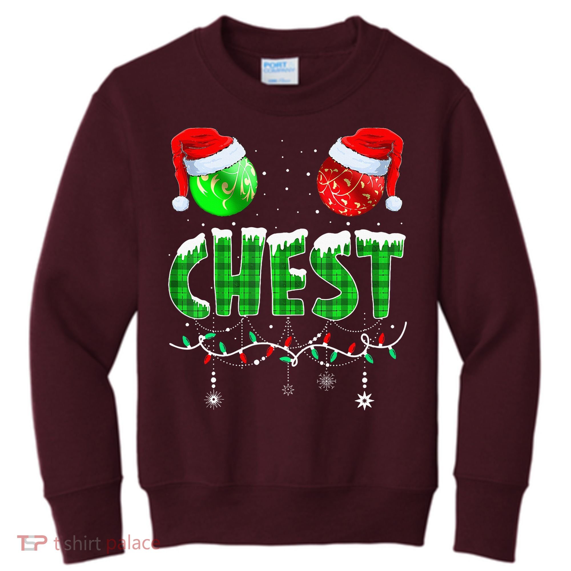 Chestnuts Matching Family Funny Chest Nuts Christmas Couples Kids Sweatshirt