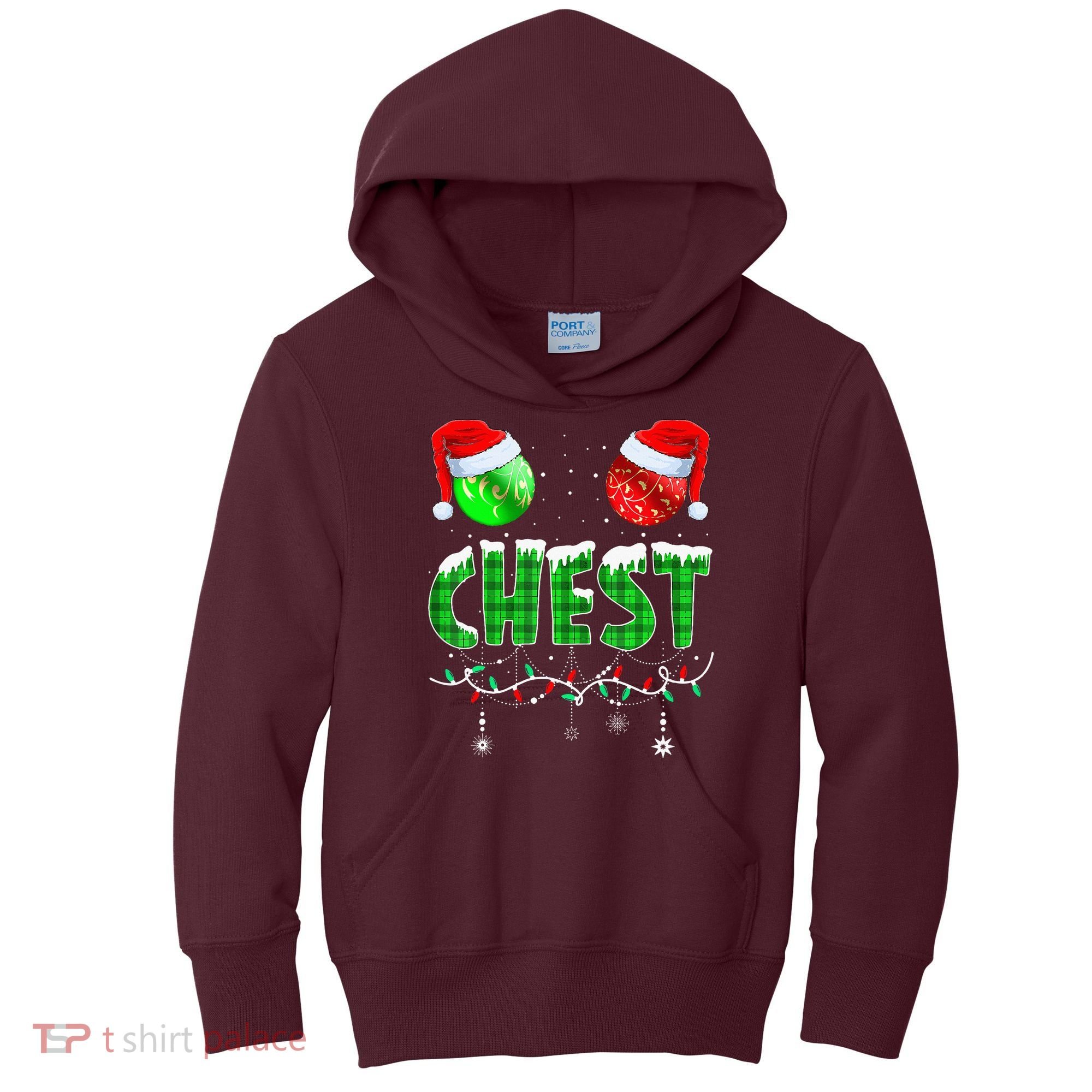 Chestnuts Matching Family Funny Chest Nuts Christmas Couples Kids Hoodie