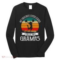 Cheerleading My Favorite Cheerleader Calls Me Gramps Long Sleeve Shirt thumb 0
