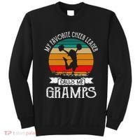 Cheerleading My Favorite Cheerleader Calls Me Gramps Sweatshirt thumb 0