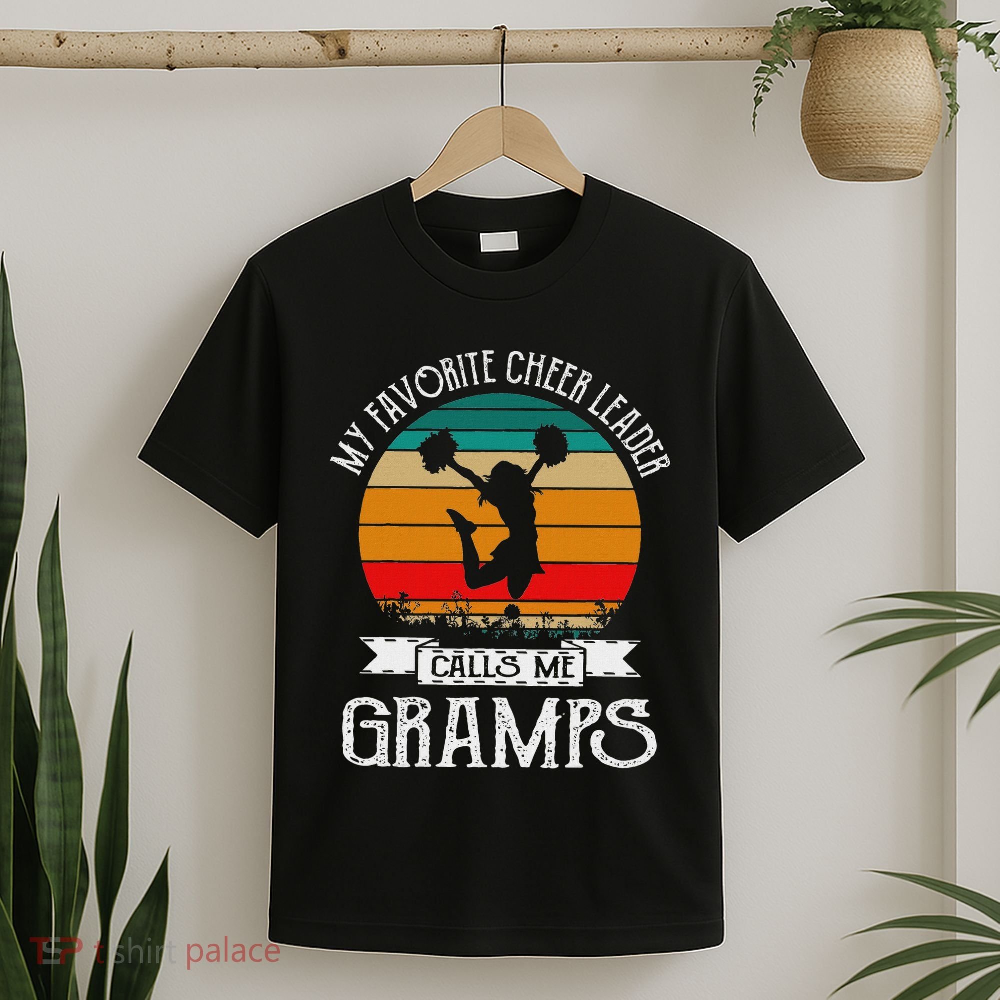 Cheerleading My Favorite Cheerleader Calls Me Gramps T-Shirt