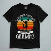 Cheerleading My Favorite Cheerleader Calls Me Gramps T-Shirt thumb 5
