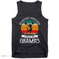 Cheerleading My Favorite Cheerleader Calls Me Gramps Tank Top thumb 0