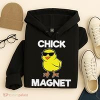 Chick Magne Funny Easter Cool Chick Hoodie thumb 4