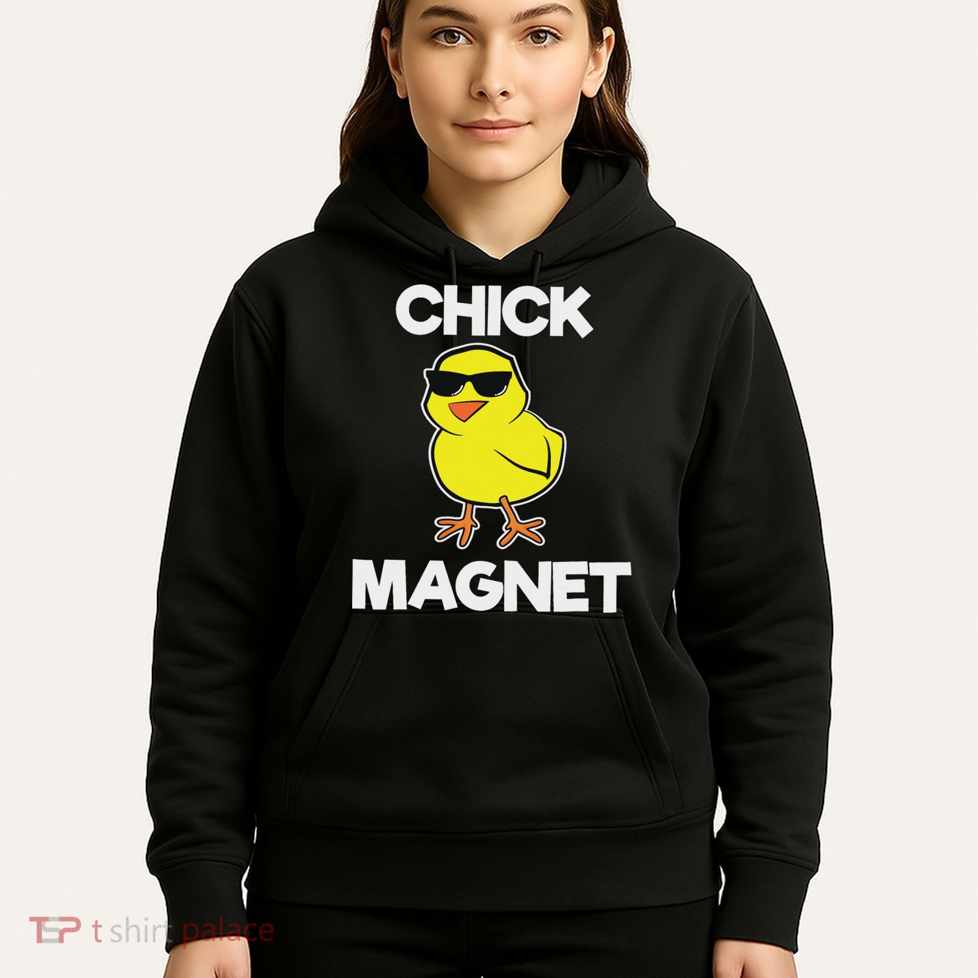 Chick Magne Funny Easter Cool Chick Hoodie