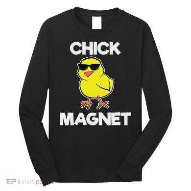 Chick Magne Funny Easter Cool Chick Long Sleeve Shirt