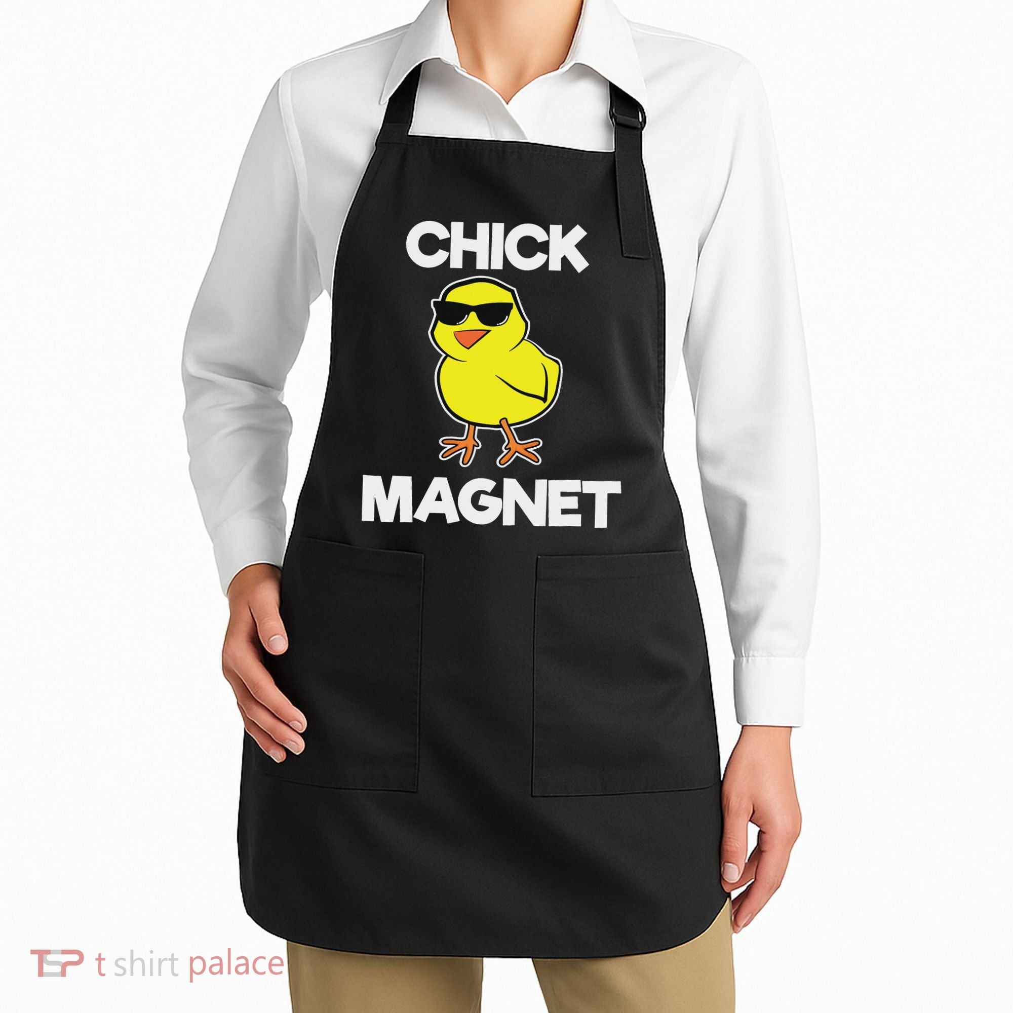 Chick Magne Funny Easter Cool Chick Apron