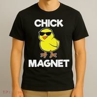 Chick Magne Funny Easter Cool Chick T-Shirt thumb 3