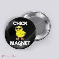 Chick Magne Funny Easter Cool Chick Button thumb 0
