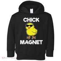 Chick Magne Funny Easter Cool Chick Toddler Hoodie thumb 0