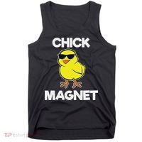 Chick Magne Funny Easter Cool Chick Tank Top thumb 0