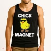 Chick Magne Funny Easter Cool Chick Tank Top thumb 3
