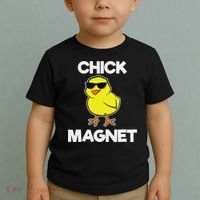 Chick Magne Funny Easter Cool Chick Toddler T-Shirt thumb 2