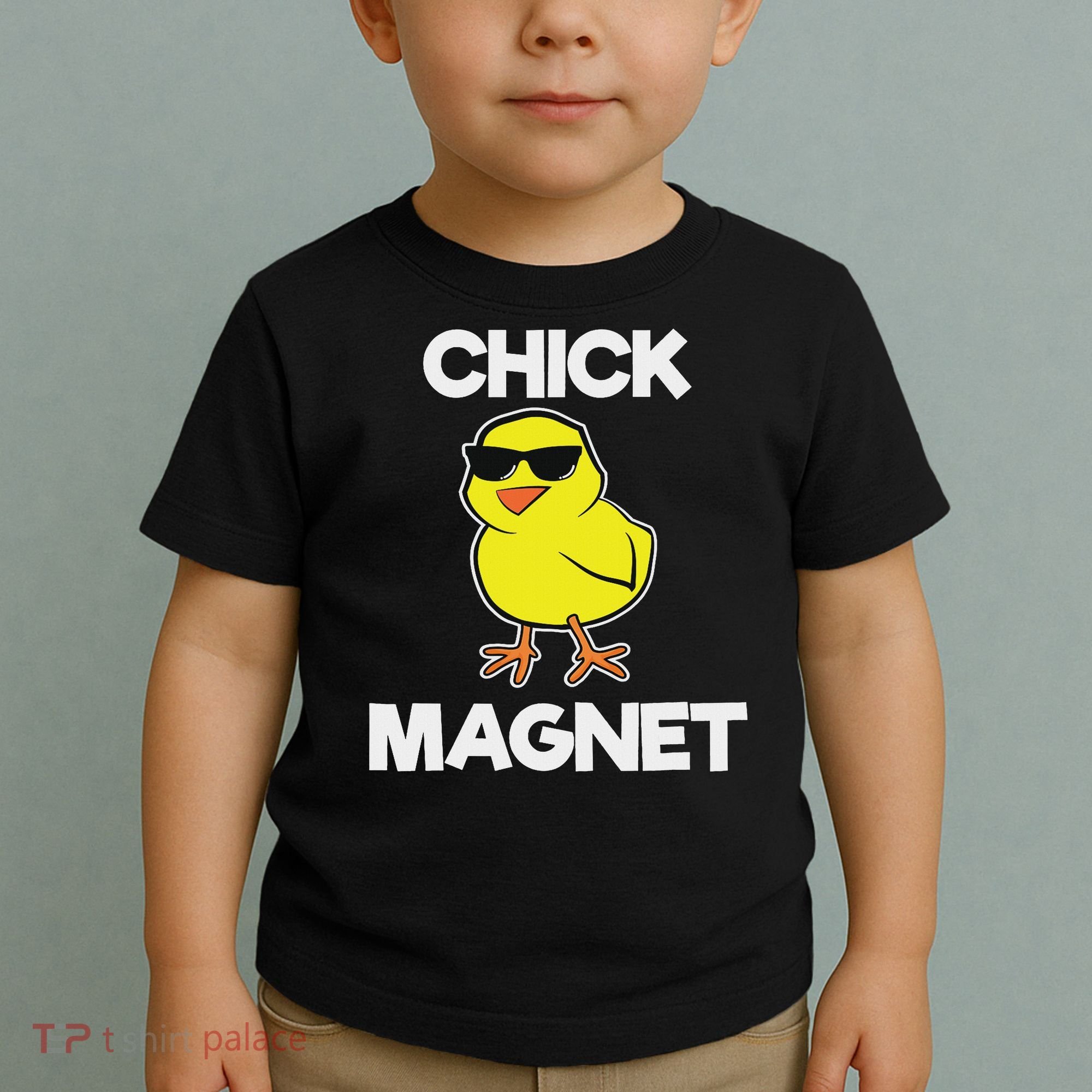 Chick Magne Funny Easter Cool Chick Toddler T-Shirt