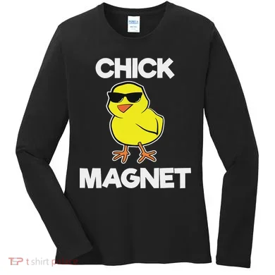 Chick Magne Funny Easter Cool Chick Women's Long Sleeve Shirt