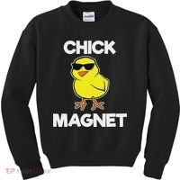 Chick Magne Funny Easter Cool Chick Kids Sweatshirt thumb 0