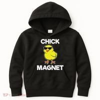 Chick Magne Funny Easter Cool Chick Kids Hoodie thumb 0
