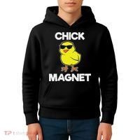 Chick Magne Funny Easter Cool Chick Kids Hoodie thumb 4
