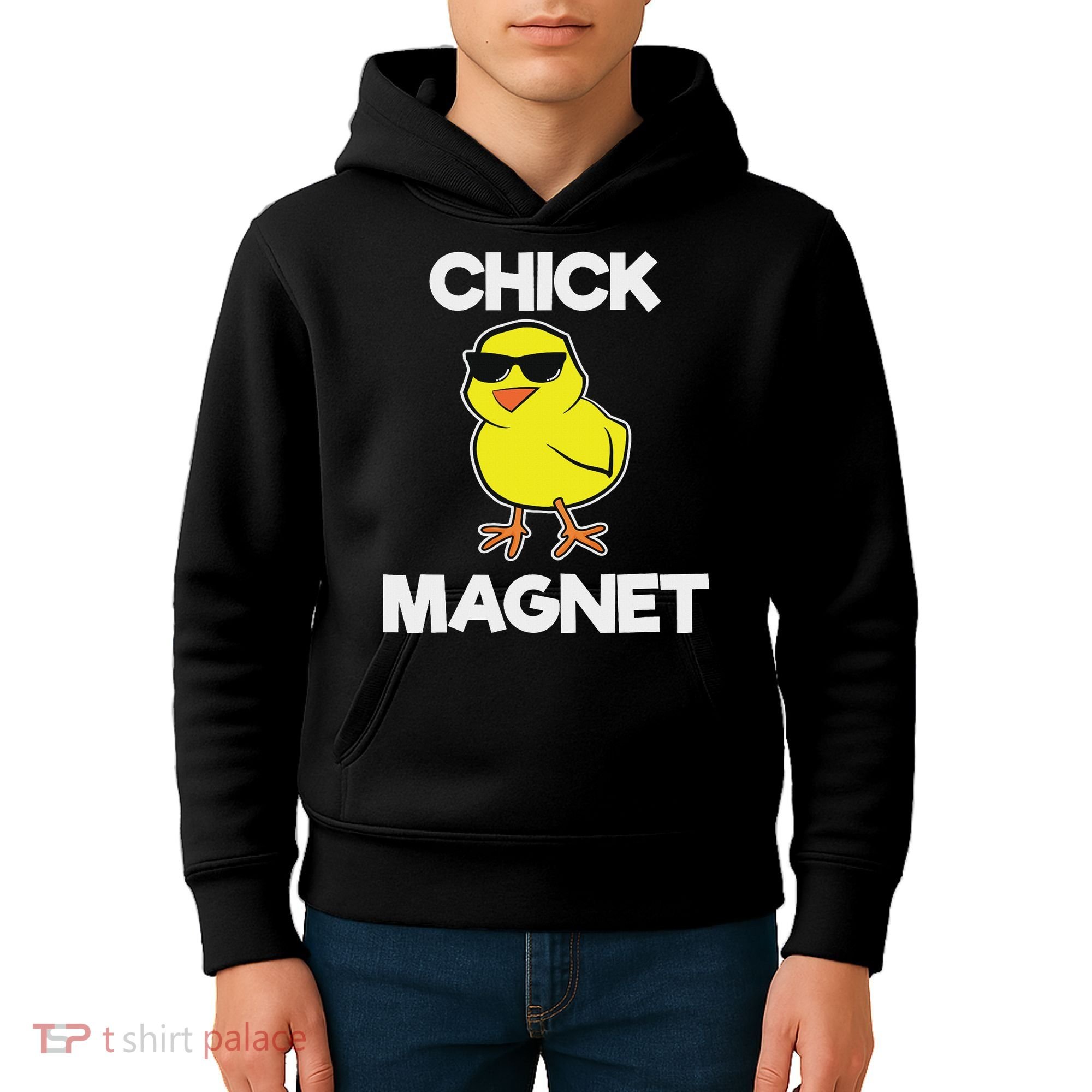 Chick Magne Funny Easter Cool Chick Kids Hoodie