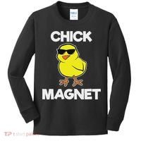 Chick Magne Funny Easter Cool Chick Kids Long Sleeve Shirt thumb 0