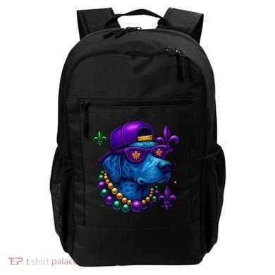Cool Mardi Gras Purple Spade Dog Backpack