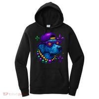 Cool Mardi Gras Purple Spade Dog Women's Hoodie thumb 0