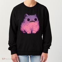 Cat Monster Graphic Kawaii Pastel Goth Anime Aesthetic Goth Women's Sweatshirt thumb 0