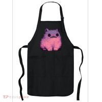 Cat Monster Graphic Kawaii Pastel Goth Anime Aesthetic Goth Apron thumb 0