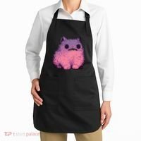 Cat Monster Graphic Kawaii Pastel Goth Anime Aesthetic Goth Apron thumb 2