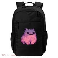 Cat Monster Graphic Kawaii Pastel Goth Anime Aesthetic Goth Backpack thumb 0