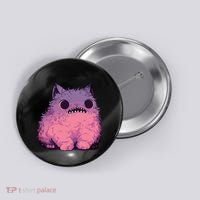 Cat Monster Graphic Kawaii Pastel Goth Anime Aesthetic Goth Button thumb 0
