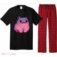 Cat Monster Graphic Kawaii Pastel Goth Anime Aesthetic Goth Pajama Set thumb 0