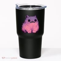 Cat Monster Graphic Kawaii Pastel Goth Anime Aesthetic Goth Tumbler thumb 0