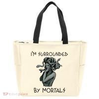 Cool Medusa Greek Mythology IM Surrounded By Mortals Tote Bag thumb 0