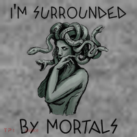 Cool Medusa Greek Mythology IM Surrounded By Mortals Toddler Hoodie thumb 2