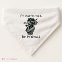 Cool Medusa Greek Mythology IM Surrounded By Mortals USA-Made Doggie Bandana thumb 0